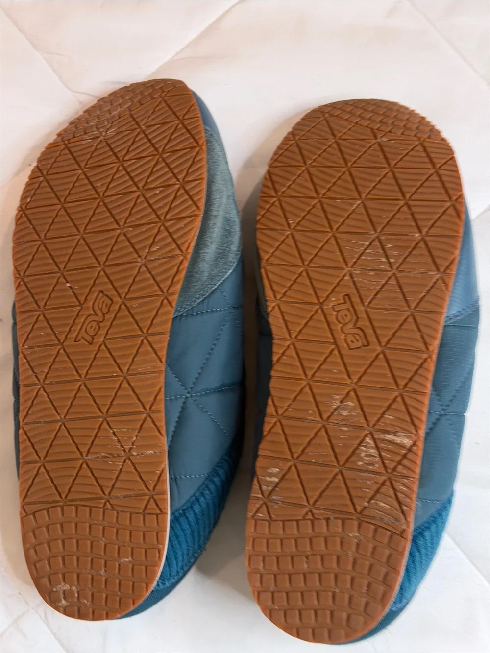 Teva Ember Moc Slip-Ons Quilted Blue Slipper Shoes Men’s Sz 10